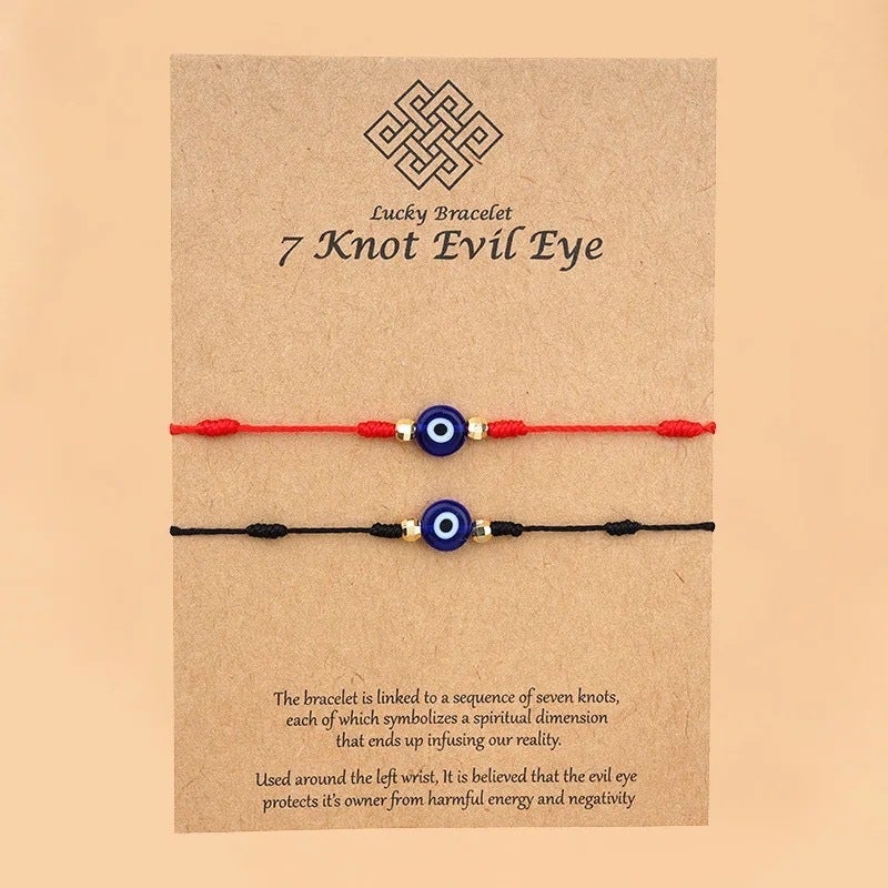 Hematite with Evil Eye Bracelet - Protection Stones - One Size Fits Al –  Stones Crystal Shop